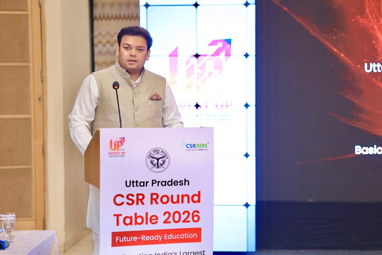 योगी सरकार के नेतृत्व में ‘फ्यूचर रेडी’ शिक्षा व्यवस्था पर जोर नोएडा में सीएसआर राउंड टेबल, 100 से अधिक संस्थाओं की सहभागिता